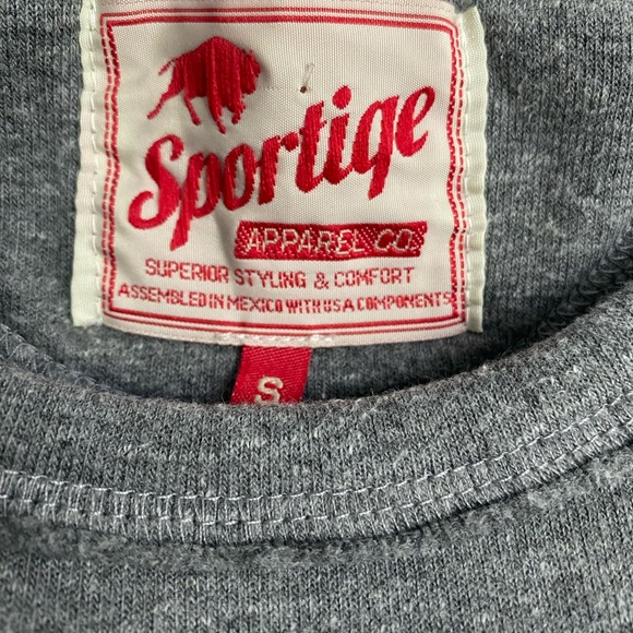 Sportige Brand Gray Hoodie Women size S - Picture 2 of 6